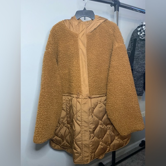 NWT Old Navy Hooded Long Sherpa Coat - Women’s 3X - Picture 4 of 13